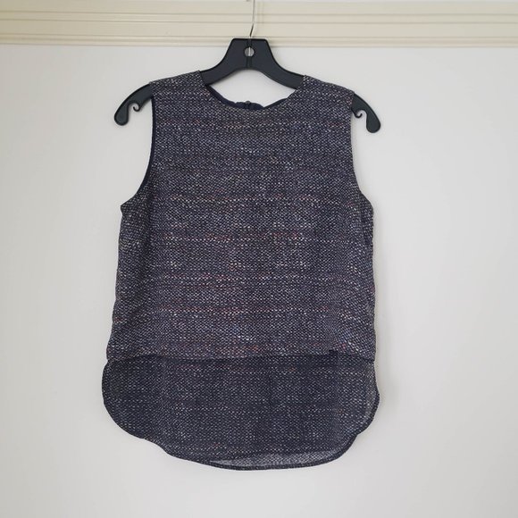 Theory Hodal Silk Layered Tank - Picture 2 of 3